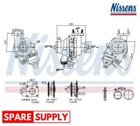CHARGER, CHARGING (SUPERCHARGED/TURBOCHARGED) FOR VOLVO S60 S80 NISSENS 93607