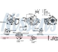 Charger, charging system NISSENS 93502 for ALPINA,BMW
