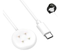 Charger Compatible with Google Pixel Watch 3, Pixel Watch 2, Fitbit Versa 4/3, Sense 2, Ace LTE, Magnetic Dock with 3.3FT/1M USB C Cable, Portable Charging Station for Smartwatches, Fast Charging