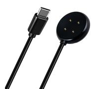 Charger Compatible with Google Pixel Watch 3/Pixel Watch 2, USB C Magnetic Charging Dock with 3.3FT/1M Fast Charging Cable Replacement Cord for Fitbit Ace LTE/Versa 4/Versa 3/Sense 2/Sense (Black)