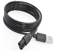 Charger Cord Fit for Manscaped Lawn Mower 3.0/2.0 Electric Groin Hair Trimmer Replacement Charging Cable Power Cord Adapter