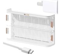 Charger Cord Storage Organizer, Data Cable Storage Box - Multi-Layer Cable Drawer Organizer, Removable Home Organizer, Management