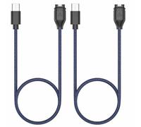 Charger for Garmin Fenix 7 7S 7X /Fenix 6 6S 6X Pro/Fenix 5 5S 5X Plus, USB C Replacement Charger Cable Nylon Charging Power Cord for Garmin Fenix Watch,2Pack 100CM