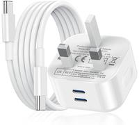 Charger for iPhone 17 16,UGKENT 25W USB C Fast Charge for i Phone 17 Pro Max/Air/16e/16 Plus/16 Pro Max/15,1M Type C Fast Charging Cable and Plug USBC for New Apple iPad A16 A17 10th 11th 2024 2025