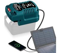 Charger for Makita 18V Battery Solar Adapter,Portable,Outdoor Work,Camping
