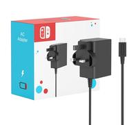 Charger for Nintendo Switch, 45W Fast Charging AC Adapter Power Supply With 5FT USB C Cable for Switch Lite/OLED/Deck Dock/Pro Controller, Support TV Mode
