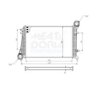 Charger Intercooler Fits AUDI A3 SEAT Altea SKODA Superb II VW 03-11 1K0145803F