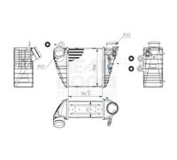 Charger Intercooler Fits AUDI A3 SEAT Leon SKODA Octavia I VW 96-10 1J0145803A