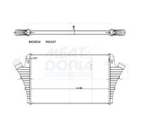 Charger Intercooler Fits CADILLAC Bls Wagon SAAB 9-3 9-3X 02-15 6302040