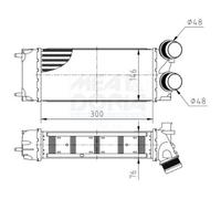 Charger Intercooler Fits CITROEN Berlingo C4 DS Ds 5 PEUGEOT 3008 08-21 0384N9