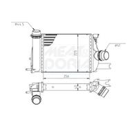 Charger Intercooler Fits DACIA Dokker Mpv RENAULT KOREA 12-21 144963014R