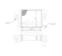Charger Intercooler Fits DACIA Duster RENAULT Captur KOREA 12-21 144961381R