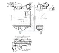 Charger Intercooler Fits FIAT Idea Van LANCIA Musa 04-12 46831804