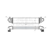 Charger Intercooler Fits FORD C-Max II Focus III Grand Kuga 11-20 1857415