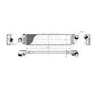 Charger Intercooler Fits FORD C-Max II Focus VOLVO S60 S80 V60 03-19 1423852