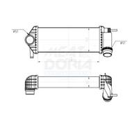 Charger Intercooler Fits MERCEDES Citan PEUGEOT 307 RENAULT 05-21 144961489R