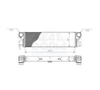 Charger Intercooler Fits MERCEDES Marco Polo Camper ROVER 90-21 4475010301