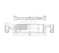 Charger Intercooler Fits MERCEDES Sprinter 907 910 4-T 18-21 9075011600