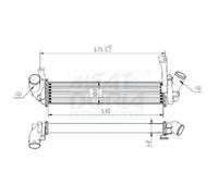 Charger Intercooler Fits NISSAN Kubistar RENAULT Kangoo 01-10 8200137653