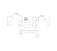Charger Intercooler Fits NISSAN Qashqai II RENAULT Espace V 13-23 144614EB1A