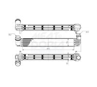 Charger Intercooler Fits RENAULT Fluence KOREA Scenic III Van 08-16 144960022R