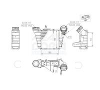 Charger Intercooler Fits SEAT Cordoba SKODA Fabia I VW Polo 00-09 6Q0145804B