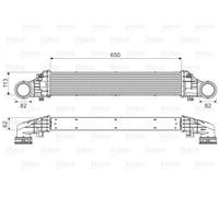 Charger Intercooler VALEO Fits MERCEDES S211 W211 2115001102