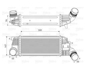 Charger Intercooler VALEO Fits PEUGEOT CITROEN 407 508 I Sw C5 III 384N4