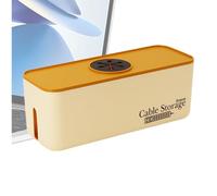 Charger Organizer, Charger Cable Organizer - Extension Socket Organizer | Office Accessories, Non-Slip Charger Storage Case for Study Room Office, Creamy, Se référer à la description, Refer to