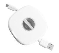 Charger - Portable Cable Management Storage Holder, Compact Cable , Durable Electronic Charger Holder, USB Headphone Laptop Cable Storage for Daily Use, multicoloured, White, See