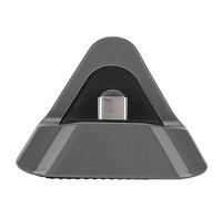 Charger Power Supply, Type-C Input, Stable & Safe Triangular Charger Stand for Switch/Lite Host, Flexible Silicone Pad, ABS Material, Yellow/Gray/Blue Green, Host Charging (Grey)