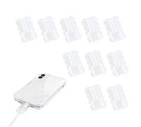 Charger Protector 10pcs Dual Wave Set Compatible with iPhone - Flexible Design Charger Saver and Phone Cable Protector, USB Cable Organizer, Charging Cord Cover, Cable Wire Sleeve Cable Bite Style
