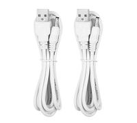 Charger Replacement for Nuface Mini Toothbrush, Caytraill Facial, Fairywill and Dnsly Brush - Power Cord Cable 5 ft (2-Pack)
