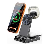 Charger Stand for Garmin Watch, 3 in 1 Magnetic Charging Station for iPhone