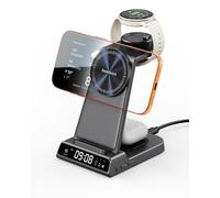 Charger Stand for Garmin Watch, 3 in 1 Magnetic Charging Station for iPhone