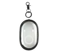 Charger Storage Organizer,Cable Storage Organizer,Visible Transparent Headphone Cord Storage Bag Lock Hook - Clear Visible Storage Bag, Black, Consulte la descripción, See description