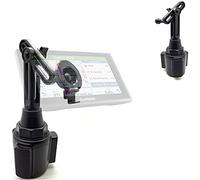 ChargerCity Height Adjustable Car Cup Holder Mount for Gar.min Drive DriveSmart 5 5LMT EX 50 51 52 53 55 6 60 61 61 65 65 7 70 71 LM LMT LMT-S EX dezl ORT 500 570 580 610 Models LM LMT GPS