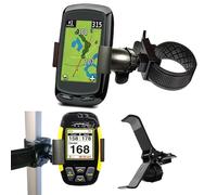 ChargerCity Strap Lock Golf Trolley Cart Pole Holder Mount for Garmin Approach G7 G80 Golf Buddy Tour World Platinum Izzo Swami Max 6000 Vibe Kiss SkyCaddie Touch SGX MX+ Ragefinder GPS