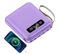 Chargers Bank Fast Charging - 5000 mAh Mobile Phone Charger - Clear the Digital Display Compact Charging Pack for Mobile Phone Battery Fits Shopping Bags and Backpacks Ideal for All Your Travel Needs