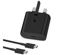 CHARGEWAY Samsung 25W Fast Charger w/ 6 FT USB C Cable - Compatible w/ Galaxy Smartphones & Other USB Type C Devices