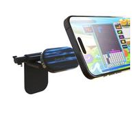 CHARGEWORX in-Flight Magnetic Phone and Tablet Mount, Airplane Phone Holder for Upright or Open Tray Table, Airplane Travel Accessory, 360-Degree Rotation, 90-Degree Pivoting, Includes Travel Pouch