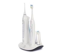 Chargeworx Rechargeable Sonic Toothbrush & Water Flosser Combo - Altego Series Electric Toothbrush & Cordless Oral Irrigator for Deep Cleaning, Gum Health, Bad Breath - Extra Tips Included