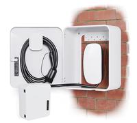 ChargeWrap EV Electric Vehicle Car Charger Cover Protector Tesla Wall Charging Station Cable Cord Holder Lock Box Indoor Outdoor