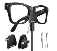 Charging Adapter for Ray-Ban Meta Glasses Gen 1&2, USB C Port Portable Charger Connector for Wayfarer, Headliner, Skyler & Oakley Meta HSTN, Safe Fast Charging with LED Indicator,Black-2Pack