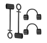 Charging Adapter Tether - 9.5cm 4 Pieces Silicone Cable Holder, Effortless Portability Converter Sleeve | Anti-Lost Cable Protector for Car Backpack Keychain Men Women Travel Gadget Electronics