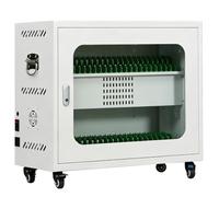 Charging Cabinet with PVC Dividers, 50-Compartment Cellphone Locker, USB Charging Station for Centralized Phone Management, Ideal for Offices and Schools