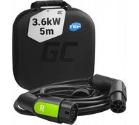 Cable Reload Car Electric Type 2 Ev Charger Phev 16A 3,6kW 5M Wallbox
