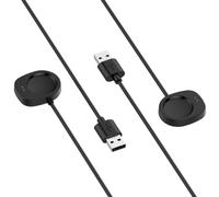 Charging Cable for Amazfit Balance/Balance 2/T-Rex 3/T-Rex 3 Pro/T-Rex Ultra 2/Helio Strap Charger, USB Portable Cord Charger for Amazfit Active 3 Premium/Active Max/Cheetah 2 Pro (Black + Black)
