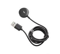 Charging Cable for Fossil Smartwatch for Gen 1 2 3 - ABS PC Material Fast Charge Wire - Overcurrent Protection USB Cord - Compatible Q Founder Wander for Marshal - Black Charger Stand(Black)