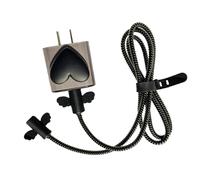 Charging Cable Protector, Love Wings Data Cable Protector, Spiral Charge Cable Saver, Cute Mobile Phone Wire Accessories, Silicone Protective Case for Protection of Jacket Integrity, Portable Cable